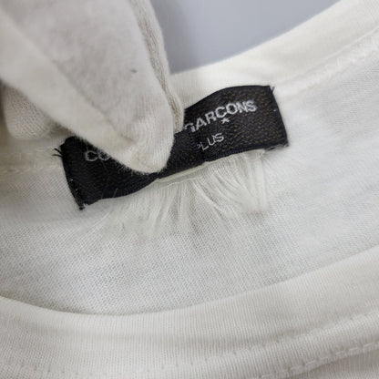 【中古品】【メンズ】 COMME DES GARCONS HOMME PLUS コムデギャルソンオムプリュス PS-T063 GOLDEN BOY期 07SS GRAPHIC S S TEE グラフィック Tシャツ 半袖 140-260726-yn-01-izu サイズ：S カラー：ホワイト 万代Net店