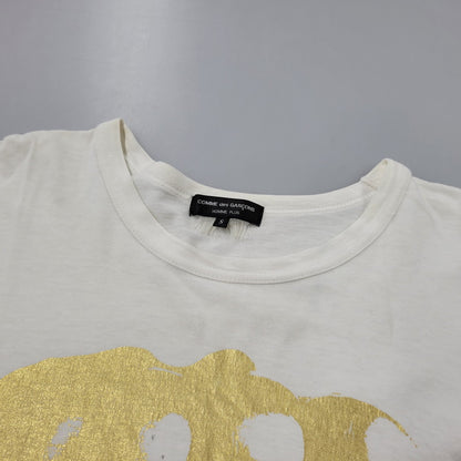 【中古品】【メンズ】 COMME DES GARCONS HOMME PLUS コムデギャルソンオムプリュス PS-T063 GOLDEN BOY期 07SS GRAPHIC S S TEE グラフィック Tシャツ 半袖 140-260726-yn-01-izu サイズ：S カラー：ホワイト 万代Net店