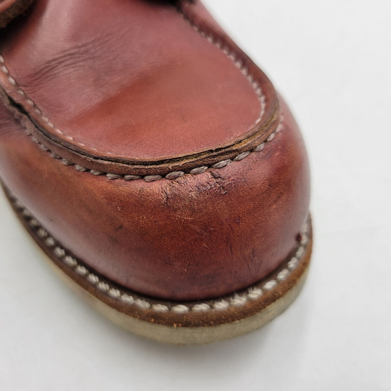 【中古品】【メンズ/レディース】 REDWING レッドウィング 8875 USA製 6INCH CLASSIC MOC TOE 6インチ クラシック モック トゥ ブーツ 靴 164-260725-kh-03-izu サイズ：25 カラー：ブラウン系 万代Net店
