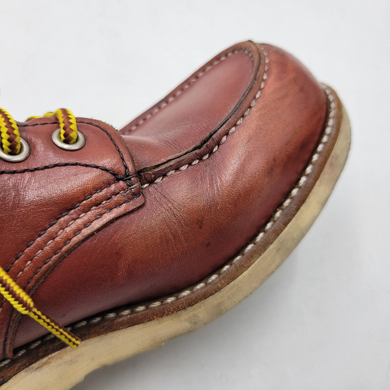 【中古品】【メンズ/レディース】 REDWING レッドウィング 8875 USA製 6INCH CLASSIC MOC TOE 6インチ クラシック モック トゥ ブーツ 靴 164-260725-kh-03-izu サイズ：25 カラー：ブラウン系 万代Net店