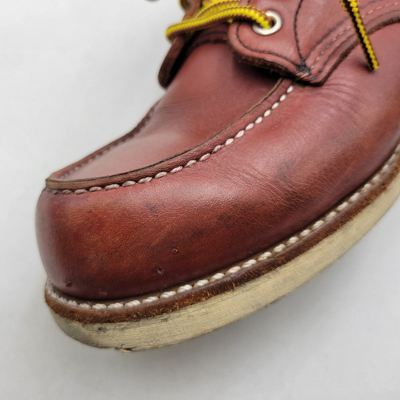 【中古品】【メンズ/レディース】 REDWING レッドウィング 8875 USA製 6INCH CLASSIC MOC TOE 6インチ クラシック モック トゥ ブーツ 靴 164-260725-kh-03-izu サイズ：25 カラー：ブラウン系 万代Net店
