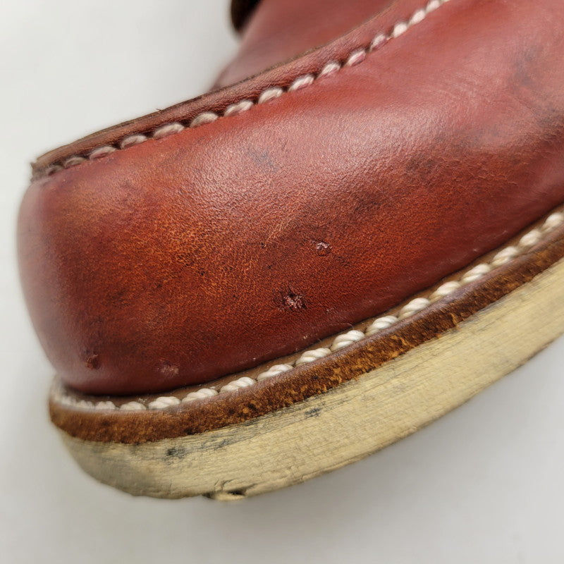 【中古品】【メンズ/レディース】 REDWING レッドウィング 8875 USA製 6INCH CLASSIC MOC TOE 6インチ クラシック モック トゥ ブーツ 靴 164-260725-kh-03-izu サイズ：25 カラー：ブラウン系 万代Net店