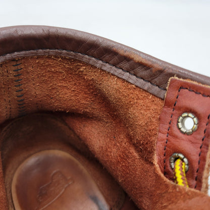 【中古品】【メンズ/レディース】 REDWING レッドウィング 8875 USA製 6INCH CLASSIC MOC TOE 6インチ クラシック モック トゥ ブーツ 靴 164-260725-kh-03-izu サイズ：25 カラー：ブラウン系 万代Net店