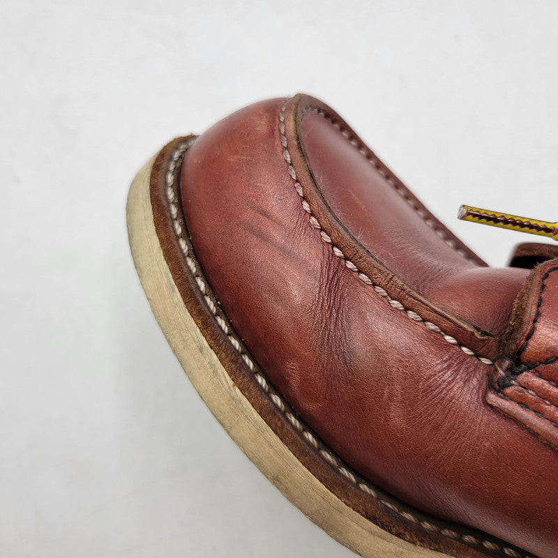 【中古品】【メンズ/レディース】 REDWING レッドウィング 8875 USA製 6INCH CLASSIC MOC TOE 6インチ クラシック モック トゥ ブーツ 靴 164-260725-kh-03-izu サイズ：25 カラー：ブラウン系 万代Net店