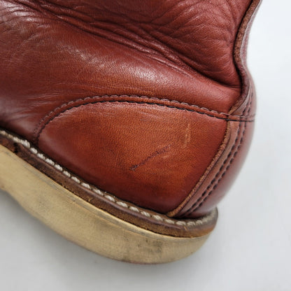 【中古品】【メンズ/レディース】 REDWING レッドウィング 8875 USA製 6INCH CLASSIC MOC TOE 6インチ クラシック モック トゥ ブーツ 靴 164-260725-kh-03-izu サイズ：25 カラー：ブラウン系 万代Net店