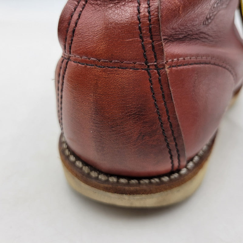 【中古品】【メンズ/レディース】 REDWING レッドウィング 8875 USA製 6INCH CLASSIC MOC TOE 6インチ クラシック モック トゥ ブーツ 靴 164-260725-kh-03-izu サイズ：25 カラー：ブラウン系 万代Net店