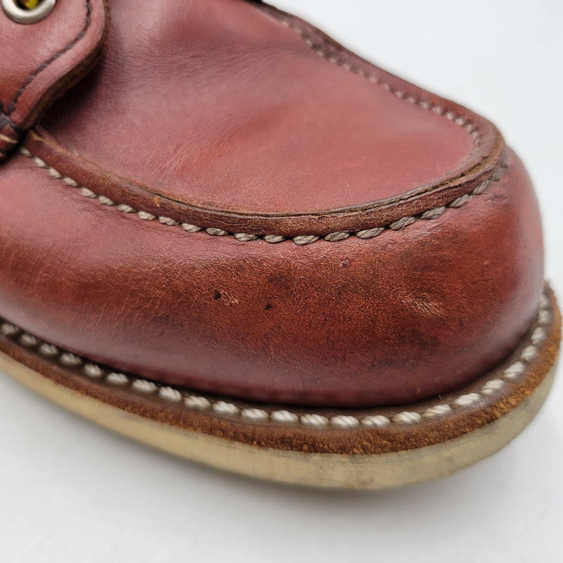 【中古品】【メンズ/レディース】 REDWING レッドウィング 8875 USA製 6INCH CLASSIC MOC TOE 6インチ クラシック モック トゥ ブーツ 靴 164-260725-kh-03-izu サイズ：25 カラー：ブラウン系 万代Net店