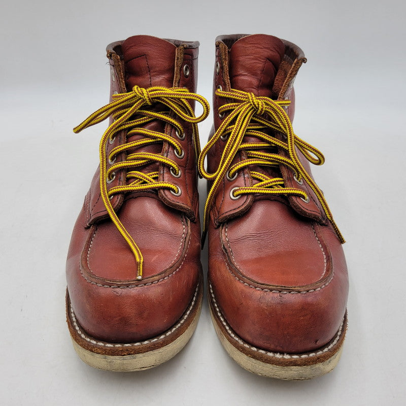 【中古品】【メンズ/レディース】 REDWING レッドウィング 8875 USA製 6INCH CLASSIC MOC TOE 6インチ クラシック モック トゥ ブーツ 靴 164-260725-kh-03-izu サイズ：25 カラー：ブラウン系 万代Net店