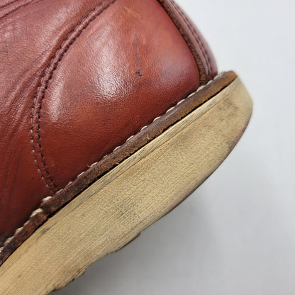 【中古品】【メンズ/レディース】 REDWING レッドウィング 8875 USA製 6INCH CLASSIC MOC TOE 6インチ クラシック モック トゥ ブーツ 靴 164-260725-kh-03-izu サイズ：25 カラー：ブラウン系 万代Net店