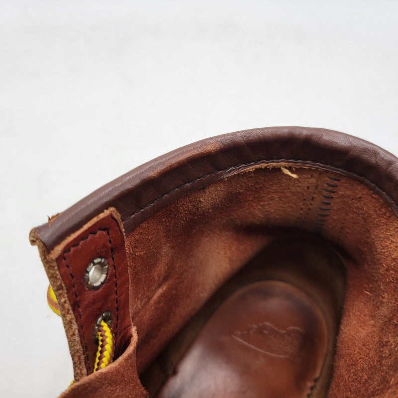 【中古品】【メンズ/レディース】 REDWING レッドウィング 8875 USA製 6INCH CLASSIC MOC TOE 6インチ クラシック モック トゥ ブーツ 靴 164-260725-kh-03-izu サイズ：25 カラー：ブラウン系 万代Net店
