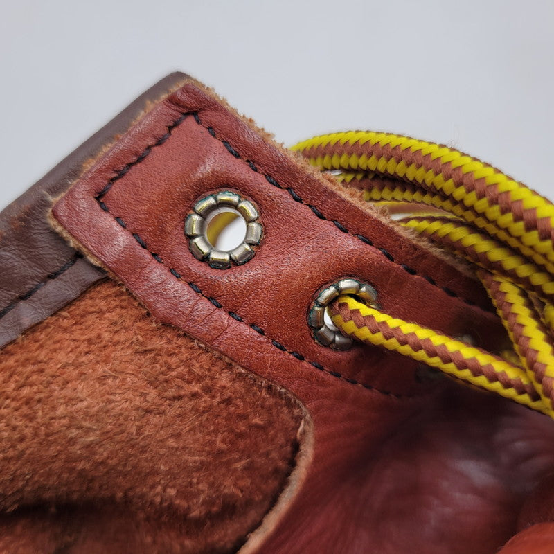 【中古品】【メンズ/レディース】 REDWING レッドウィング 8875 USA製 6INCH CLASSIC MOC TOE 6インチ クラシック モック トゥ ブーツ 靴 164-260725-kh-03-izu サイズ：25 カラー：ブラウン系 万代Net店