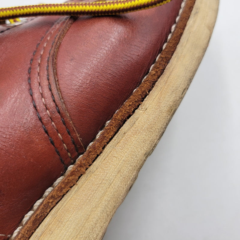 【中古品】【メンズ/レディース】 REDWING レッドウィング 8875 USA製 6INCH CLASSIC MOC TOE 6インチ クラシック モック トゥ ブーツ 靴 164-260725-kh-03-izu サイズ：25 カラー：ブラウン系 万代Net店