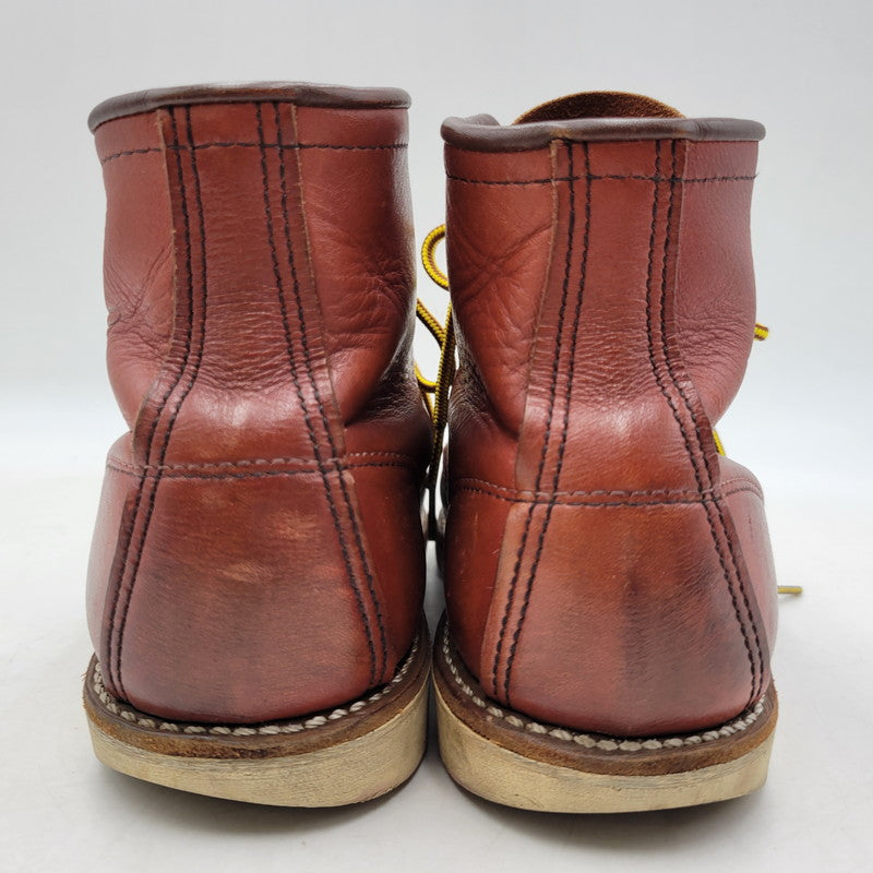 【中古品】【メンズ/レディース】 REDWING レッドウィング 8875 USA製 6INCH CLASSIC MOC TOE 6インチ クラシック モック トゥ ブーツ 靴 164-260725-kh-03-izu サイズ：25 カラー：ブラウン系 万代Net店