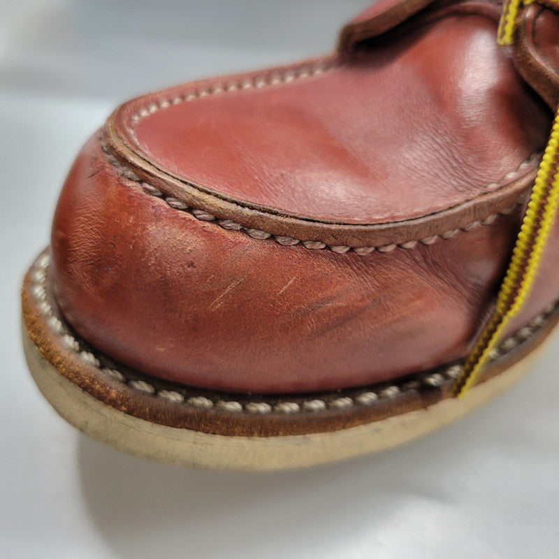 【中古品】【メンズ/レディース】 REDWING レッドウィング 8875 USA製 6INCH CLASSIC MOC TOE 6インチ クラシック モック トゥ ブーツ 靴 164-260725-kh-03-izu サイズ：25 カラー：ブラウン系 万代Net店