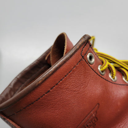 【中古品】【メンズ/レディース】 REDWING レッドウィング 8875 USA製 6INCH CLASSIC MOC TOE 6インチ クラシック モック トゥ ブーツ 靴 164-260725-kh-03-izu サイズ：25 カラー：ブラウン系 万代Net店