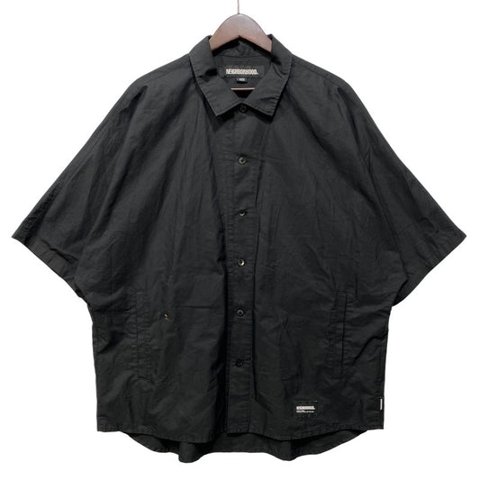 【中古品】【メンズ】 NEIGHBORHOOD ネイバーフッド 241AQNH-SHM05 24SS DOLMANSLEEVE SHIRT SS ドルマンスリーブ シャツ ショートスリーブ トップス 半袖 142-260728-cs-10-izu サイズ：L カラー：ブラック 万代Net店