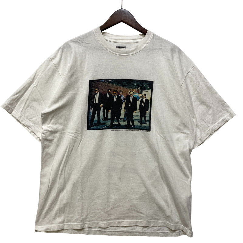 【中古品】【メンズ】 NEIGHBORHOOD×AGNES B.×RESERVOIR DOGS ネイバーフッド アニエスベー レザボアドッグス EDK6SFK6 CREWNECK SS クルーネック ショートスリーブ トップス 半袖 142-260730-cs-10-izu サイズ：XL カラー：ホワイト 万代Net店