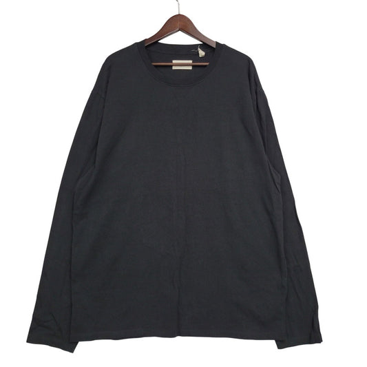 【中古品】【メンズ】 FEAR OF GOD ESSENTIALS フィア オブ ゴッド エッセンシャルズ BACK LOGO OVERSIZE L S TEE バック ロゴ オーバーサイズ Tシャツ 長袖 トップス 142-260726-yn-05-izu サイズ：M カラー：ブラック 万代Net店