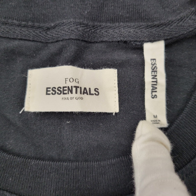 【中古品】【メンズ】 FEAR OF GOD ESSENTIALS フィア オブ ゴッド エッセンシャルズ BACK LOGO OVERSIZE L S TEE バック ロゴ オーバーサイズ Tシャツ 長袖 トップス 142-260726-yn-05-izu サイズ：M カラー：ブラック 万代Net店
