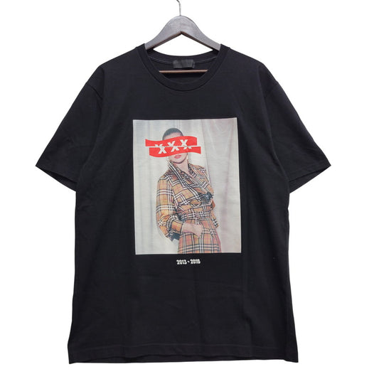 【中古品】【メンズ】 GOD SELECTION XXX ゴッドセレクション トリプルエックス 6TH ANNIVERSARY KATE MOSS PHOTO SS TEE ケイトモス フォト ショートスリーブ Tシャツ 142-260725-kh-05-izu サイズ：XL カラー：ブラック 万代Net店
