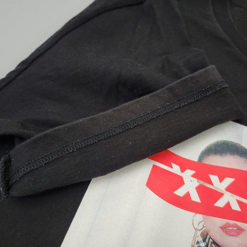 【中古品】【メンズ】 GOD SELECTION XXX ゴッドセレクション トリプルエックス 6TH ANNIVERSARY KATE MOSS PHOTO SS TEE ケイトモス フォト ショートスリーブ Tシャツ 142-260725-kh-05-izu サイズ：XL カラー：ブラック 万代Net店