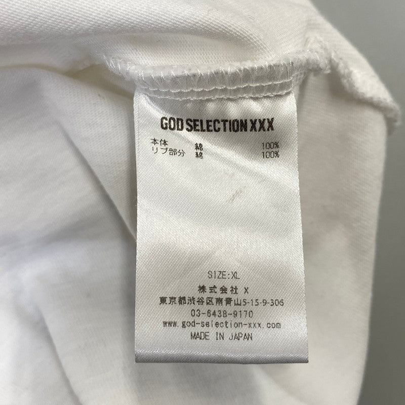 【中古品】【メンズ】 GOD SLECTION XXX ゴッドセレクショントリプルエックス GX-S22-ST-16 TAYLOR SWIFT PHOTO SS TEE テイラースウィフト フォト ショートスリーブ Tシャツ トップス 半袖 142-260730-cs-09-izu サイズ：XL カラー：ホワイト 万代Net店