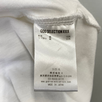 【中古品】【メンズ】 GOD SLECTION XXX ゴッドセレクショントリプルエックス GX-S22-ST-16 TAYLOR SWIFT PHOTO SS TEE テイラースウィフト フォト ショートスリーブ Tシャツ トップス 半袖 142-260730-cs-09-izu サイズ：XL カラー：ホワイト 万代Net店
