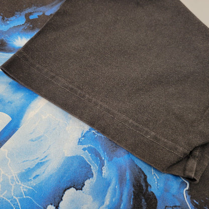 【中古品】【メンズ】 KITH キス × SUPERMAN スーパーマン KHM033851 LIGHTNING VINTAGE TEE(2025 MOVIE) ライトニング ヴィンテージ Tシャツ トップス 142-260725-kh-08-izu サイズ：XL カラー：ブラック 万代Net店