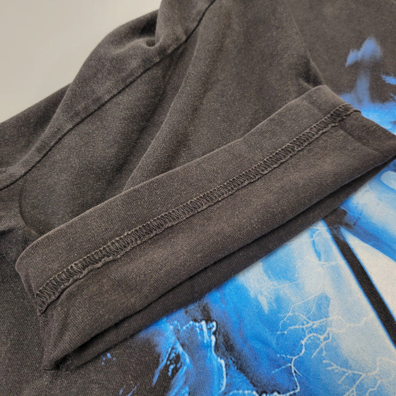 【中古品】【メンズ】 KITH キス × SUPERMAN スーパーマン KHM033851 LIGHTNING VINTAGE TEE(2025 MOVIE) ライトニング ヴィンテージ Tシャツ トップス 142-260725-kh-08-izu サイズ：XL カラー：ブラック 万代Net店