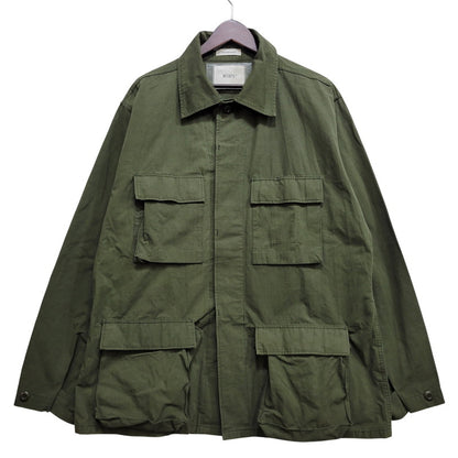 【中古品】【メンズ】 WTAPS ダブルタップス WVDT-SHM01 SHIRT.NYCO.RIPSTOP シャツ リップストップ ジャケット アウター 142-260725-kh-06-izu サイズ：03 カラー：カーキ 万代Net店