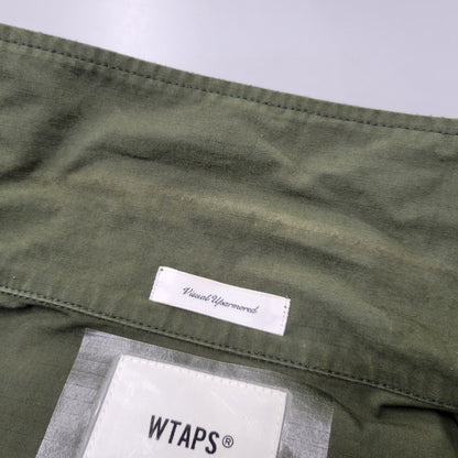 【中古品】【メンズ】 WTAPS ダブルタップス WVDT-SHM01 SHIRT.NYCO.RIPSTOP シャツ リップストップ ジャケット アウター 142-260725-kh-06-izu サイズ：03 カラー：カーキ 万代Net店