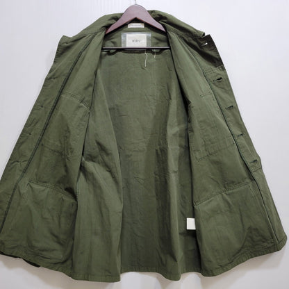 【中古品】【メンズ】 WTAPS ダブルタップス WVDT-SHM01 SHIRT.NYCO.RIPSTOP シャツ リップストップ ジャケット アウター 142-260725-kh-06-izu サイズ：03 カラー：カーキ 万代Net店