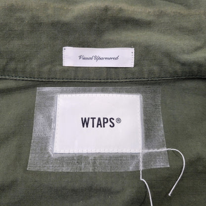 【中古品】【メンズ】 WTAPS ダブルタップス WVDT-SHM01 SHIRT.NYCO.RIPSTOP シャツ リップストップ ジャケット アウター 142-260725-kh-06-izu サイズ：03 カラー：カーキ 万代Net店