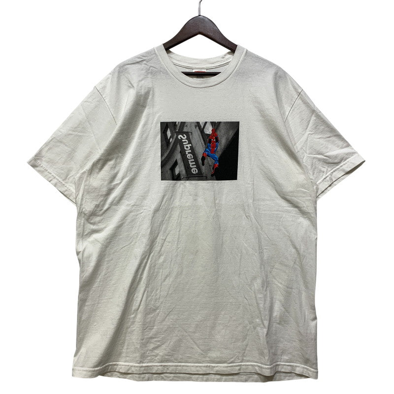 【中古品】【メンズ】 SUPREME シュプリーム 26SS SPIDER-MAN TEE スパイダーマン Tシャツ トップス 半袖 149-260730-cs-02-izu サイズ：XL カラー：ホワイト 万代Net店