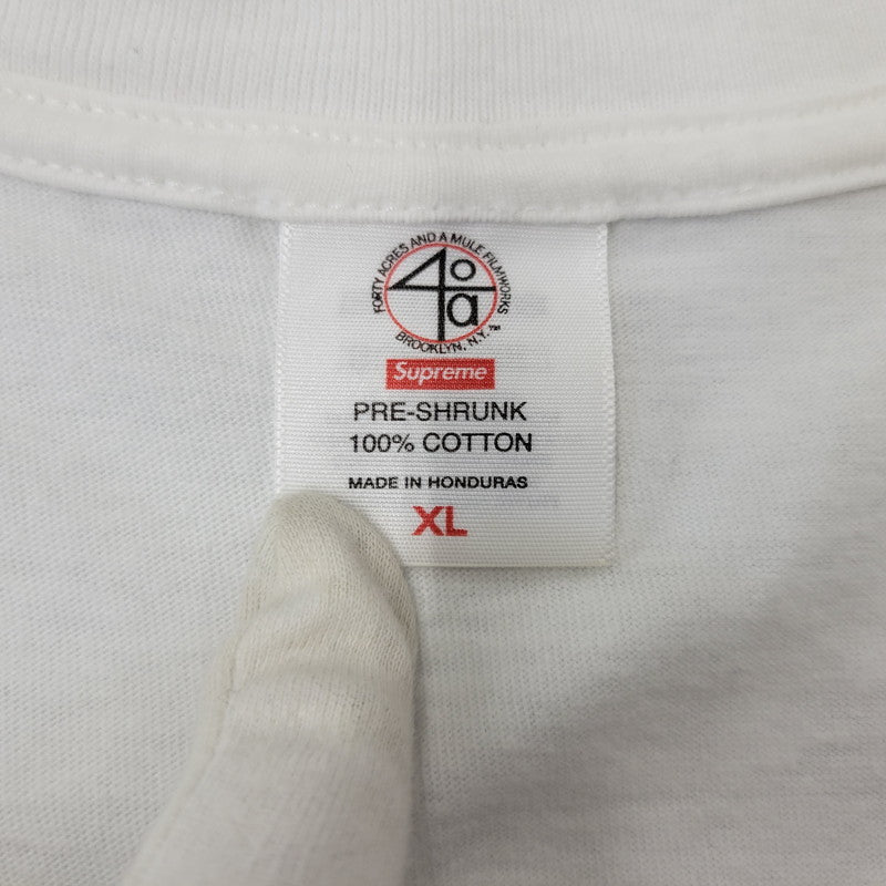 【中古品】【メンズ】 SUPREME シュプリーム 40 ACRES SPIKE TEE 40エーカー スパイク Tシャツ トップス 149-260725-kh-02-izu サイズ：XL カラー：ホワイト 万代Net店