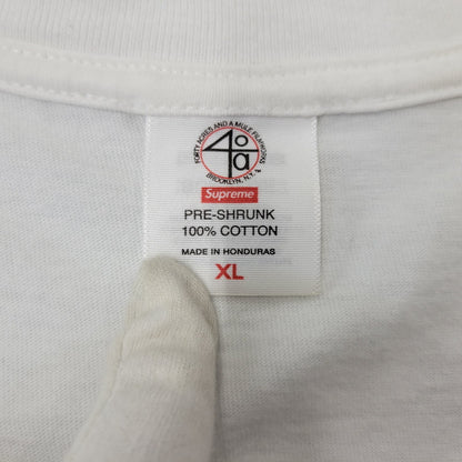 【中古品】【メンズ】 SUPREME シュプリーム 40 ACRES SPIKE TEE 40エーカー スパイク Tシャツ トップス 149-260725-kh-02-izu サイズ：XL カラー：ホワイト 万代Net店