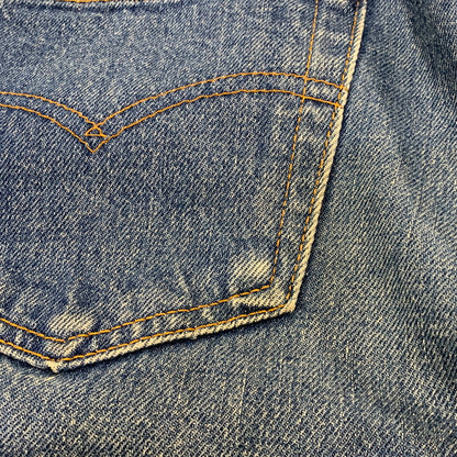 【現状渡し品】【メンズ】 Levi's リーバイス SMALL E 501 DENIM PANTS デニムパンツ ジーンズ 刻印552 USA製 不均等V 並行ステッチ 157-260729-as-01-izu サイズ：33×36 カラー：インディゴ 万代Net店