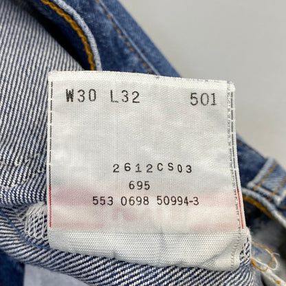 【中古品】【メンズ】 LEVI'S リーバイス 501 刻印553 98年製 USA製 CIRCLE Rタブ 90’S 501 DENIM PANTS デニム パンツ ボトムス ズボン 157-260730-cs-08-izu サイズ：W30 L32 カラー：インディゴ 万代Net店