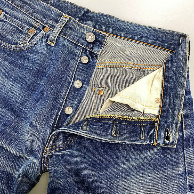 【現状渡し品】【メンズ】 LEVI'S リーバイス 501-0003 刻印555 99年製 USA製 セルビッチ 90’S 501XX DENIM PANTS デニム パンツ ボトムス ズボン 157-260730-cs-06-izu サイズ：W29 L36 カラー：インディゴ 万代Net店