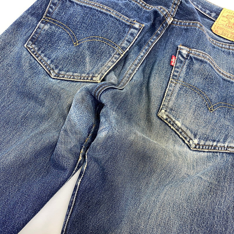 【現状渡し品】【メンズ】 LEVI'S リーバイス 501-0003 刻印555 99年製 USA製 セルビッチ 90’S 501XX DENIM PANTS デニム パンツ ボトムス ズボン 157-260730-cs-06-izu サイズ：W29 L36 カラー：インディゴ 万代Net店