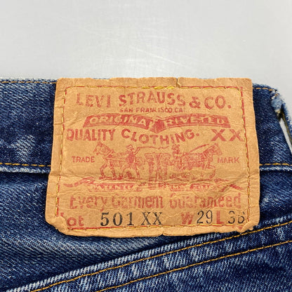 【現状渡し品】【メンズ】 LEVI'S リーバイス 501-0003 刻印555 99年製 USA製 セルビッチ 90’S 501XX DENIM PANTS デニム パンツ ボトムス ズボン 157-260730-cs-06-izu サイズ：W29 L36 カラー：インディゴ 万代Net店