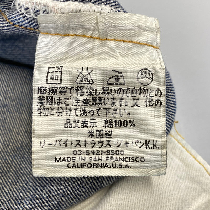 【現状渡し品】【メンズ】 LEVI'S リーバイス 501-0003 刻印555 99年製 USA製 セルビッチ 90’S 501XX DENIM PANTS デニム パンツ ボトムス ズボン 157-260730-cs-06-izu サイズ：W29 L36 カラー：インディゴ 万代Net店