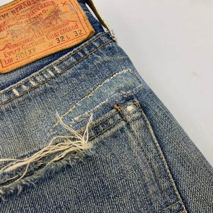【現状渡し品】【メンズ】 LEVI'S VINTAGE CLOTHING リーバイスビンテージクロージング 501XX DENIM PANTS 1947MODEL 47501-0114 デニムパンツ ジーンズ トルコ製 156-260729-as-03-izu サイズ：32×32 カラー：インディゴ 万代Net店