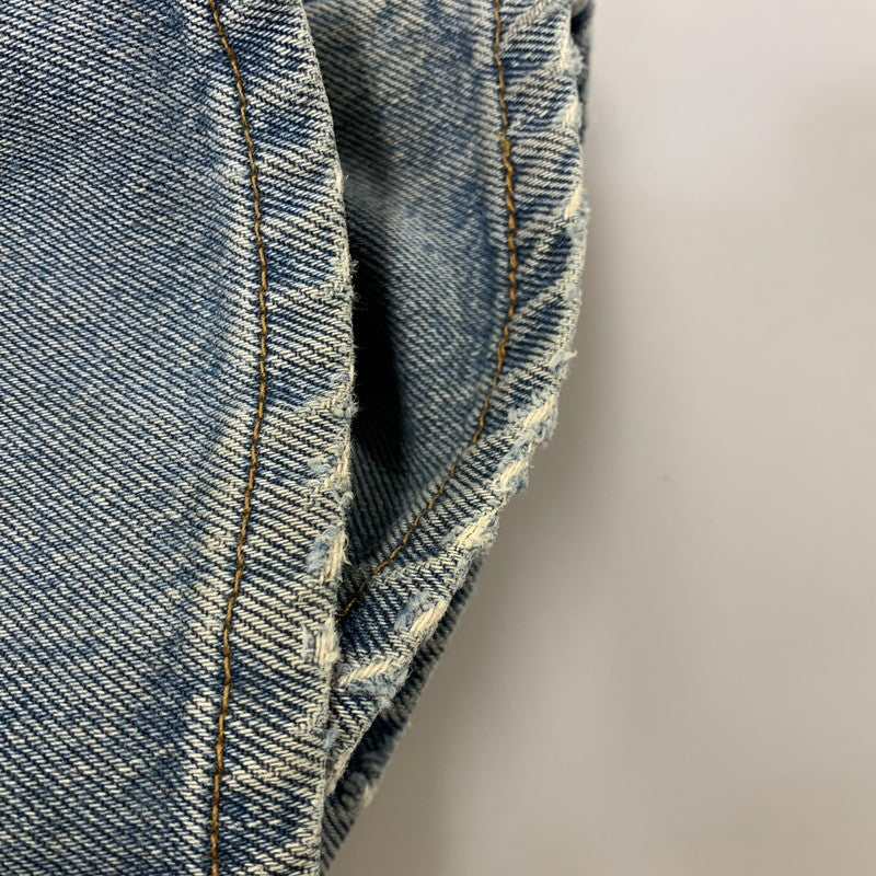 【中古品】【メンズ】 LEVI'S リーバイス 501-01 刻印552 USA製 USED LOOK ユーズド ルック 501 DENIM PANTS デニム パンツ ズボン ボトムス 157-260727-ya-03-izu サイズ：29 カラー：インディゴ 万代Net店