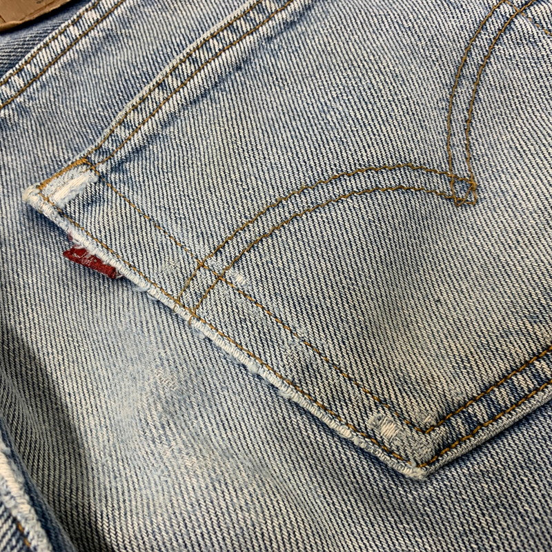 【中古品】【メンズ】 LEVI'S リーバイス 501-01 刻印552 USA製 USED LOOK ユーズド ルック 501 DENIM PANTS デニム パンツ ズボン ボトムス 157-260727-ya-03-izu サイズ：29 カラー：インディゴ 万代Net店