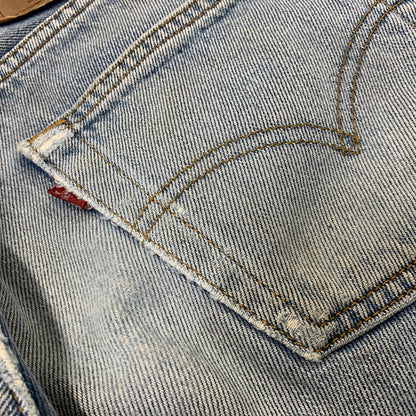 【中古品】【メンズ】 LEVI'S リーバイス 501-01 刻印552 USA製 USED LOOK ユーズド ルック 501 DENIM PANTS デニム パンツ ズボン ボトムス 157-260727-ya-03-izu サイズ：29 カラー：インディゴ 万代Net店