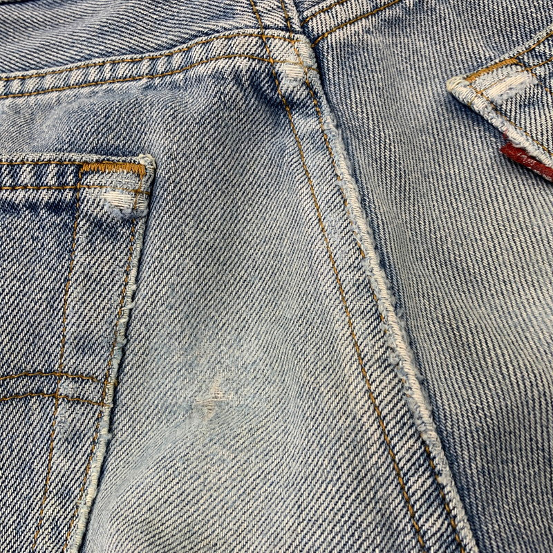 【中古品】【メンズ】 LEVI'S リーバイス 501-01 刻印552 USA製 USED LOOK ユーズド ルック 501 DENIM PANTS デニム パンツ ズボン ボトムス 157-260727-ya-03-izu サイズ：29 カラー：インディゴ 万代Net店