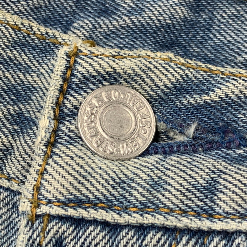 【中古品】【メンズ】 LEVI'S リーバイス 501-01 刻印552 USA製 USED LOOK ユーズド ルック 501 DENIM PANTS デニム パンツ ズボン ボトムス 157-260727-ya-03-izu サイズ：29 カラー：インディゴ 万代Net店