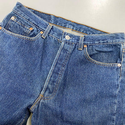 【現状渡し品】【メンズ】 LEVI'S リーバイス 00501-0000 刻印524 93年製 USA製 90’S 501XX DENIM PANTS デニム パンツ ボトムス ズボン 157-260730-cs-07-izu サイズ：W34 L36 カラー：インディゴ 万代Net店