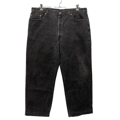 【中古品】【メンズ】 LEVI'S リーバイス 00550-0260 刻印554 02年製 USA製 00’S 550　RELAX FIT DENIM PANTS リラックス フィット デニム パンツ ボトムス ズボン 157-260728-cs-01-izu サイズ：W42 L32 カラー：ブラック 万代Net店